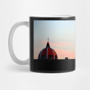 Coucher de soleil sur l'église de Guadalajara Mug